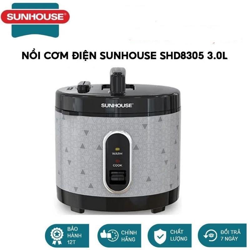 Nồi cơm điện Sunhouse SHD8306 3L  dung tích 3L và 5L hang chính hãng bảo hành 12 tháng