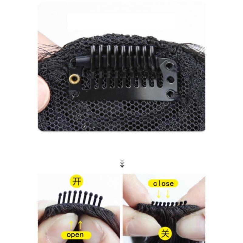 Mảnh Tóc Giả Cắt Princess, Tóc Mái, Tóc Nối, Tự Nhiên, Chịu Nhiệt Độ Cao, Tóc Giả Liền Mạch, Cho Bé Gái, Thích Hợp Mặc Hàng Ngày 5