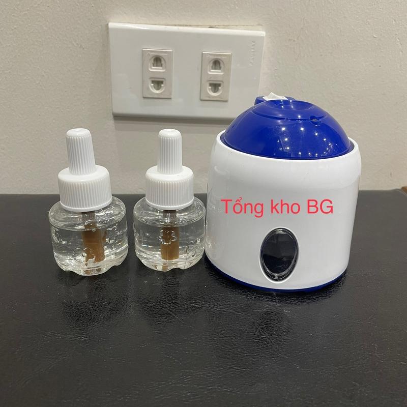 [Tổng kho BG] Máy đuổi muỗi xông tinh dầu+ 2 chai tinh dầu và tinh dầu bán lẻ Đèn Bắt Muỗi Bắt Muỗi 2