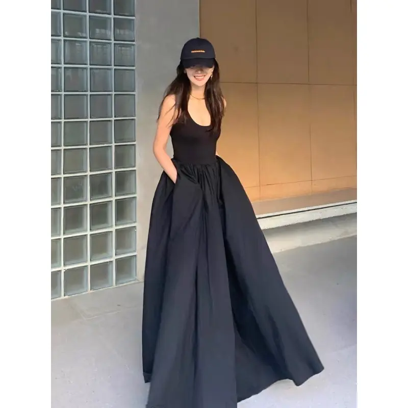 Váy Hai Dây.............. Nữ Dress Hồng 5