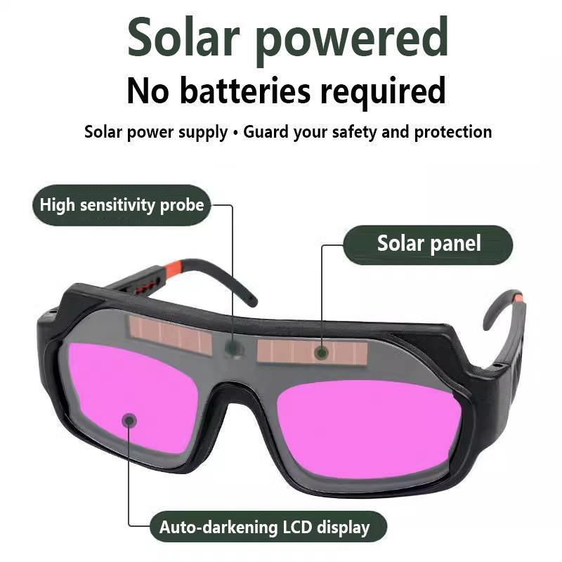 Automatic Dimming Welding Glasses, Solar Powered Welding Protective Glasses, Anti-glare Welding Accessories 3