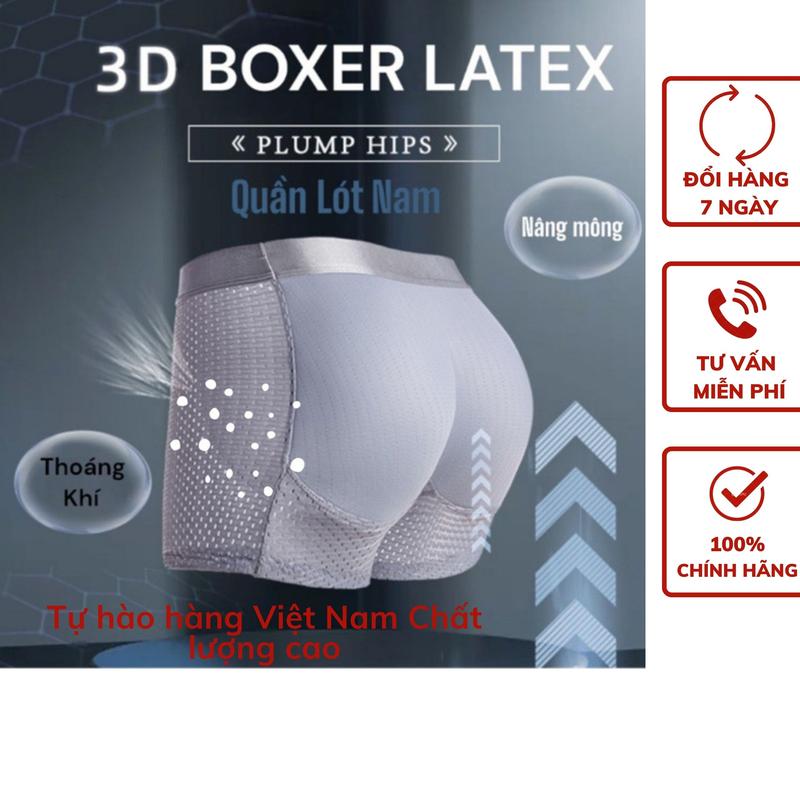 Quần Boxer Nam nâng mông Menpro cao su non cao cấp, giúp bờ mông đầy đặn và tròn trịa - HAMY-STORE