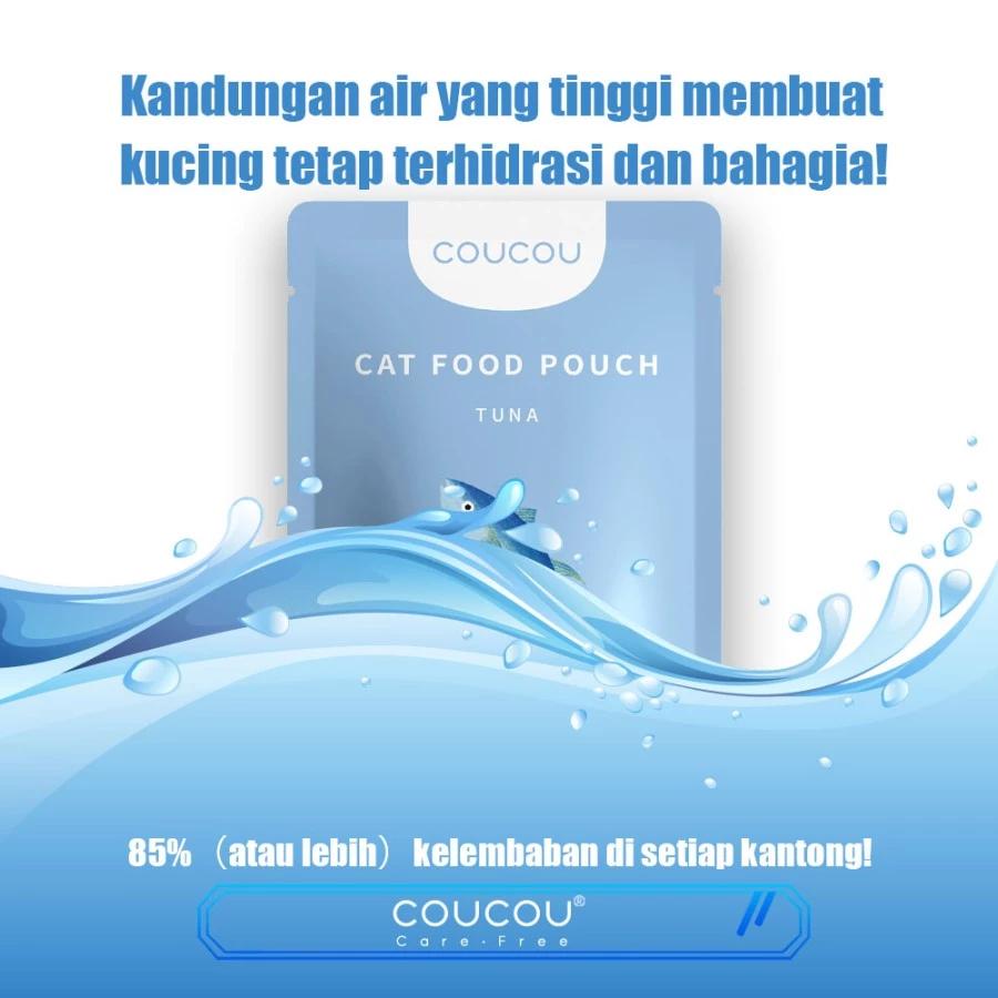 Wet Food Premium COUCOU Pouch 85gr ( Makanan Kucing Basah)