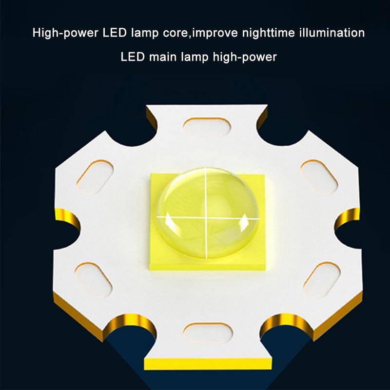Product Introduction of Đèn Pin LED, 1800mAh, 800lumens, Hợp Kim Nhôm, Mạnh Mẽ Và Có Thể Sạc Lại, Siêu Sáng, Tầm Xa, Với Đèn Pha COB Và Tấm Che Đèn Đèn Mềm 37