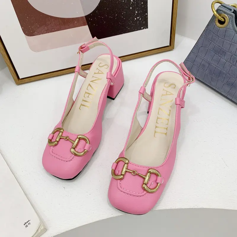 Sanzeil Horbit Sandal Hak Tahu 6cm Wanita 0002 Sendal 5