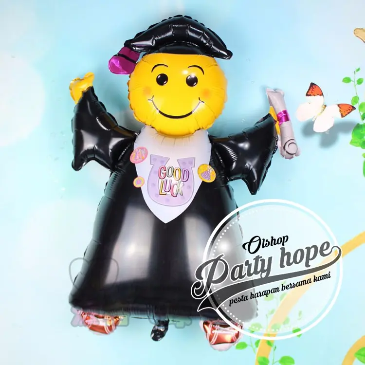 Balon foil wisuda jumbo / balon graduation / balon jumbo wisuda 3