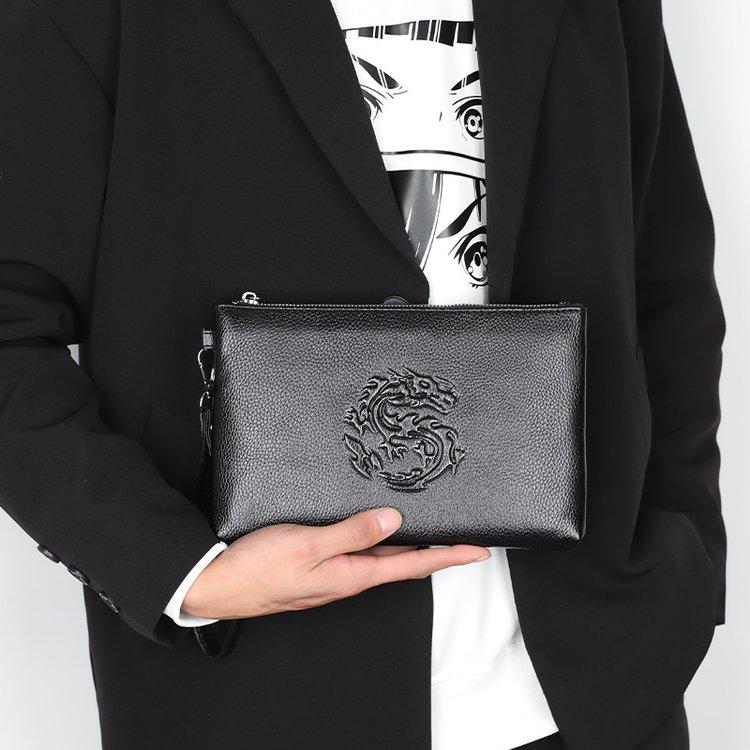 Product Introduction of Zipper Men's Bag One Size Clutch PU 9