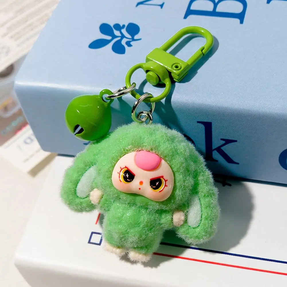Móc Chìa Khóa Búp Bê Nhồi Bông Kawaii, Phụ Kiện Dễ Phối Đồ Thích Hợp Cho Các Cặp Đôi Và Bạn Bè, Mặt Dây Chuyền Túi, Lông Thú, F1A9