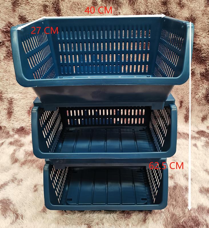 Panda Plastic 3Layer Plastic Rack Organizer Stackable Storag - TikTok ...