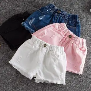 Celana Jeans Anak Hotpant Pink Ungu 1-12 Tahun - Fashion