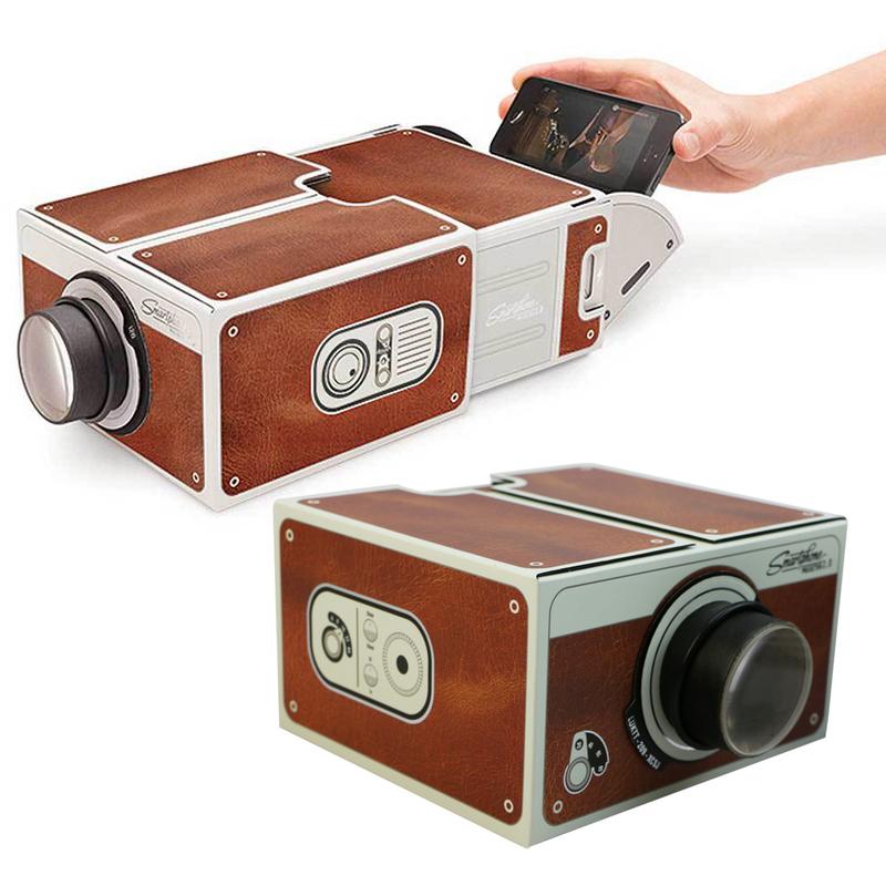 Portable Cardboard Smartphone Projector 2.0 DIY Mobile Phone Cinema Theater 1