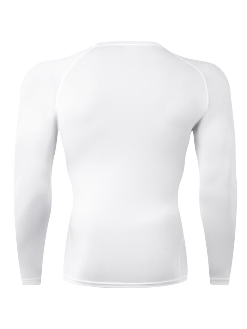 Product Introduction of Men's Tight Graphic Raglan Sleeve Tee, Street Fashion Casual Soft Comfy Round Neck Long Sleeve T-shirt for Spring & Fall, Men's Top for Outdoor Workout Running 16