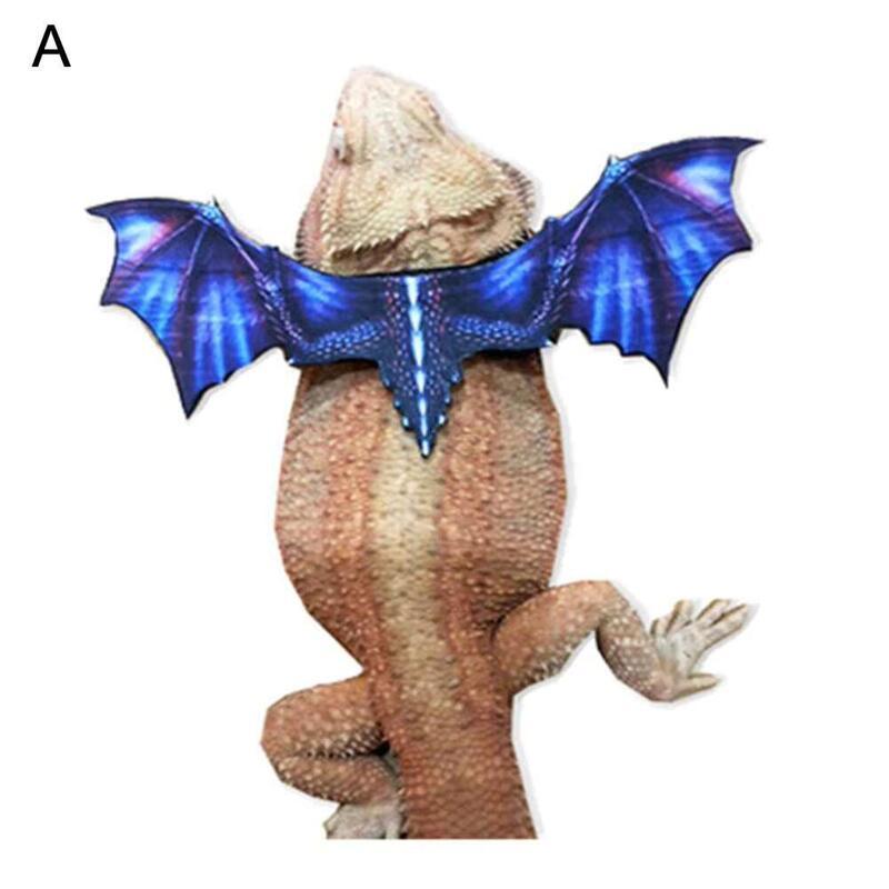 Product Introduction of Reptile Lizard Leash Adjustable Anti-Bite Wings Flexible Comfortable Bearded Dragon Harness Small Animal Clothes Supplies 29