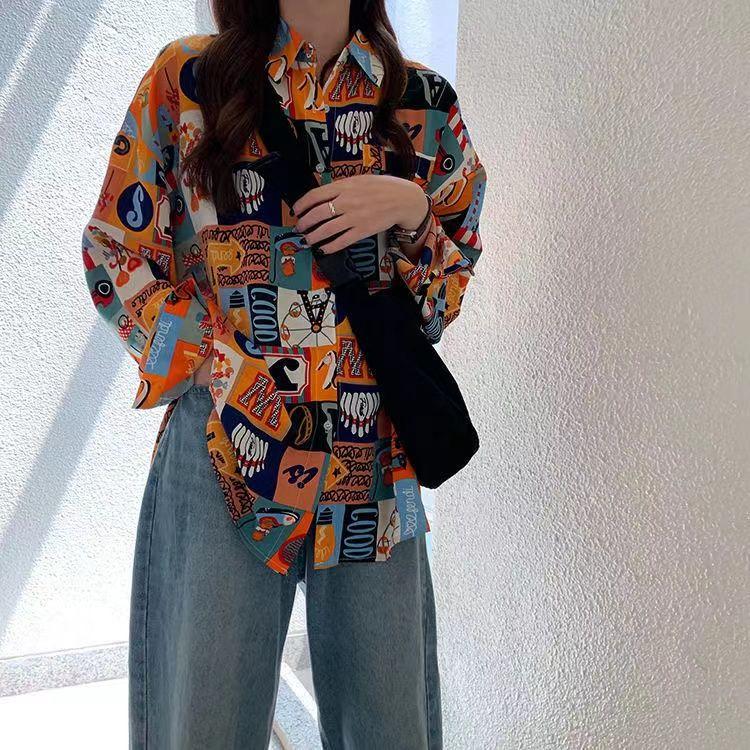 Product Introduction of Áo Sơ Mi Phong Cách Hồng Kông, Cổ Điển, Dành Cho Nữ, Mùa Thu Và Mùa Hè, Mỏng, Thích Hợp Cho Các Hoạt Động Ngoài Trời, Quần Áo Chống Nắng, In Phong Cách Hồng Kông, Áo Dài Tay, Quần Áo Hàng Đầu, [740 Lặp Lại] 8