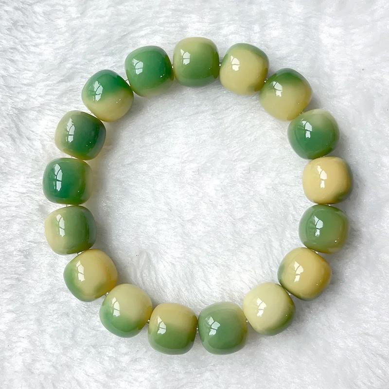 Chuỗi vòng đeo tay hạt bồ đề trơn size 10 ly màu sắc tự nhiên mang đến bình an, may mắn- TÂM BỒ ĐỀ [ quà tăng trong live] 5