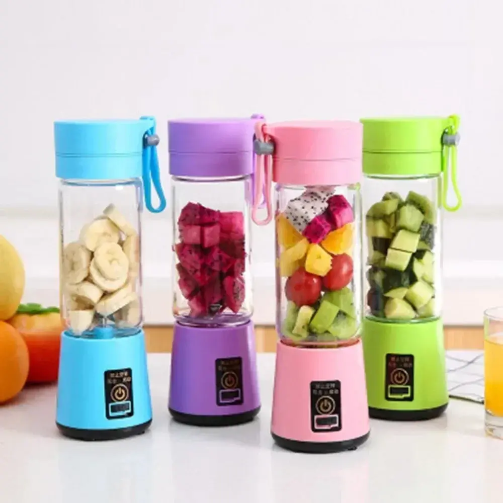 380ml Portable Electric Fruit Juicer Home USB Rechargeable Smoothie Maker Blenders Machine Sports Bottle JuicingCup fruit blender blander