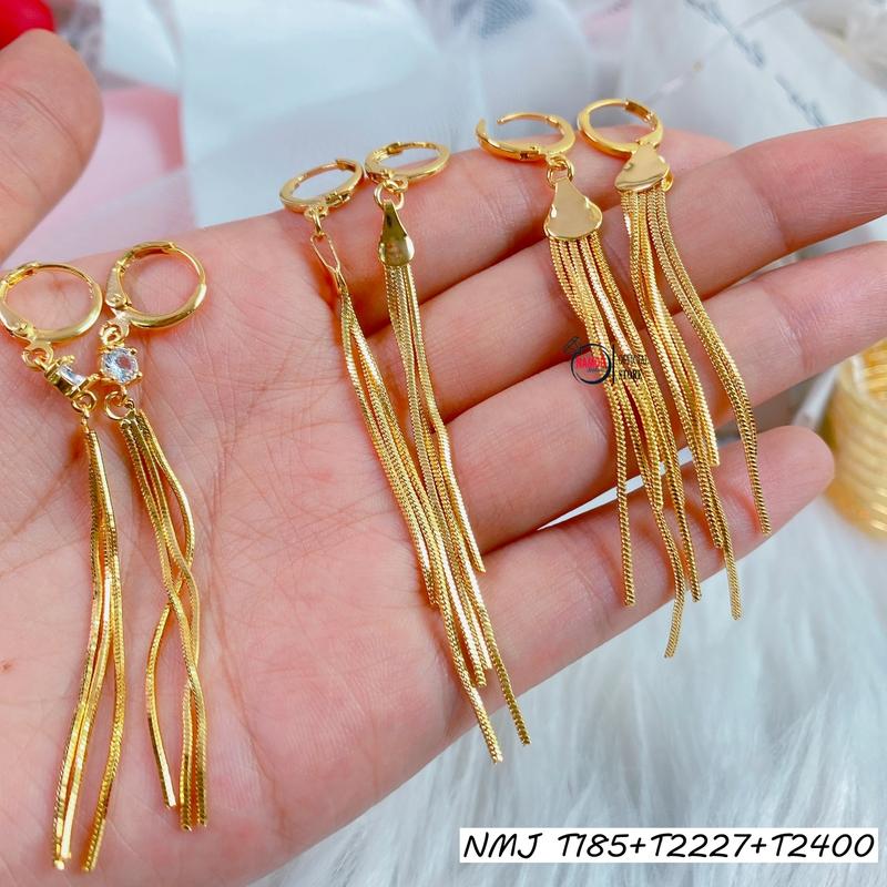 Bông Tai Nữ Tua Rua T185, T2227, T2400 NaMoo Jewelry