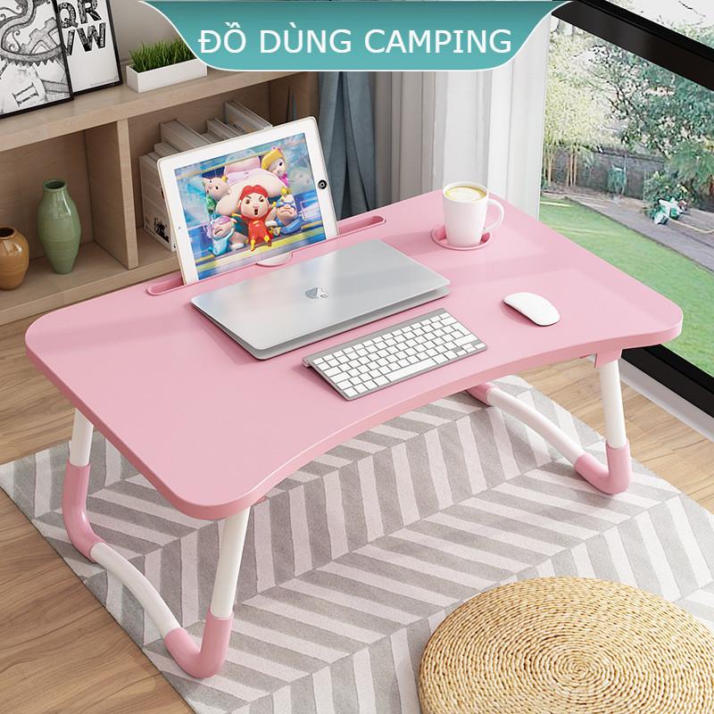 Bàn Học Gấp Gọn Thông Minh Có Khe Để Điện Thoại iPad. Bàn Mini Giá Rẻ Cho Học Sinh Sinh Viên 40x60cm