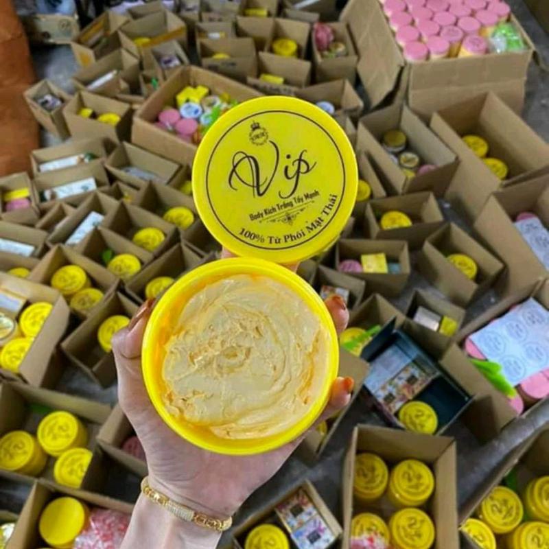 Combo 6 hộp Kem Body VIP Vàng Phôi Mặt Thái - Dưỡng Body Làm Đẹp Da