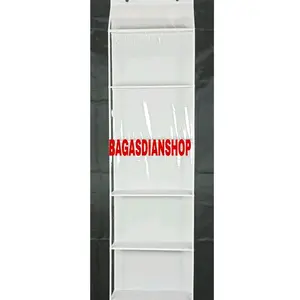 Rak Tas Gantung Putih tanpa resleting