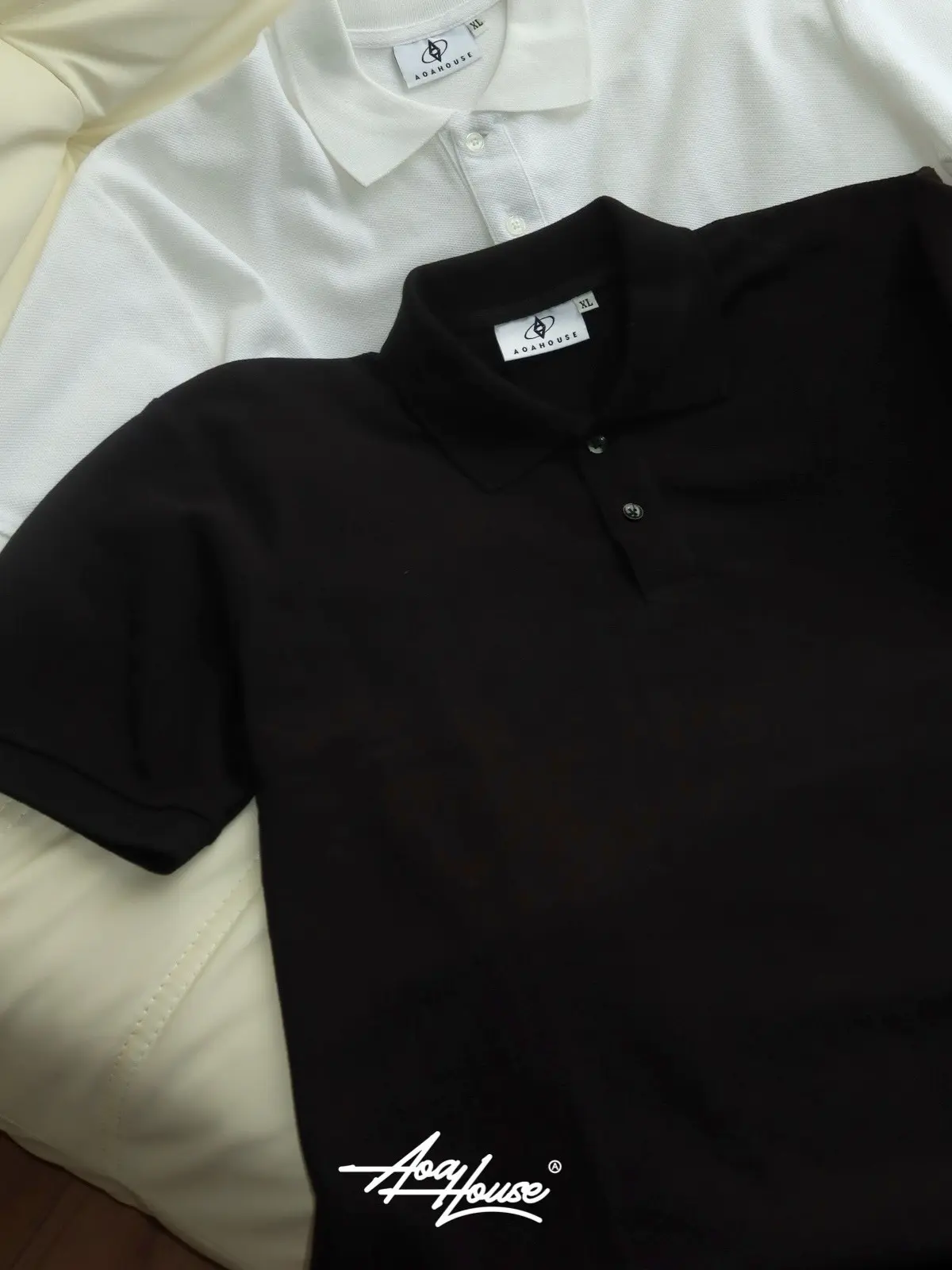 Áo thun polo cổ bẻ, chất liệu thun gân co giãn thoải mái [Towel Polo]