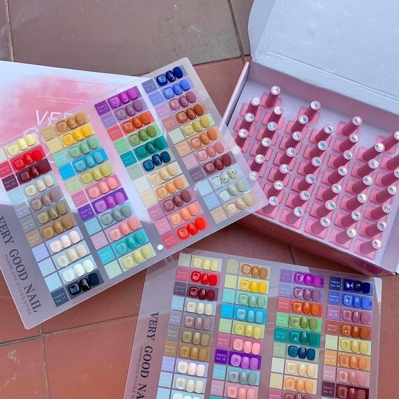 Sét sơn Very Good Nail bảng 44 màu tặng bảng màu hot trend Nữ