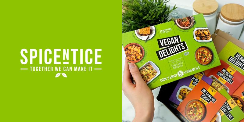 Product Introduction of Spicentice Vegan Recipe Kit Gift Set - 6 Plant-Based Meals from Around the World - Includes Spice Blends, Recipes, and a Food Shopping Lists 0