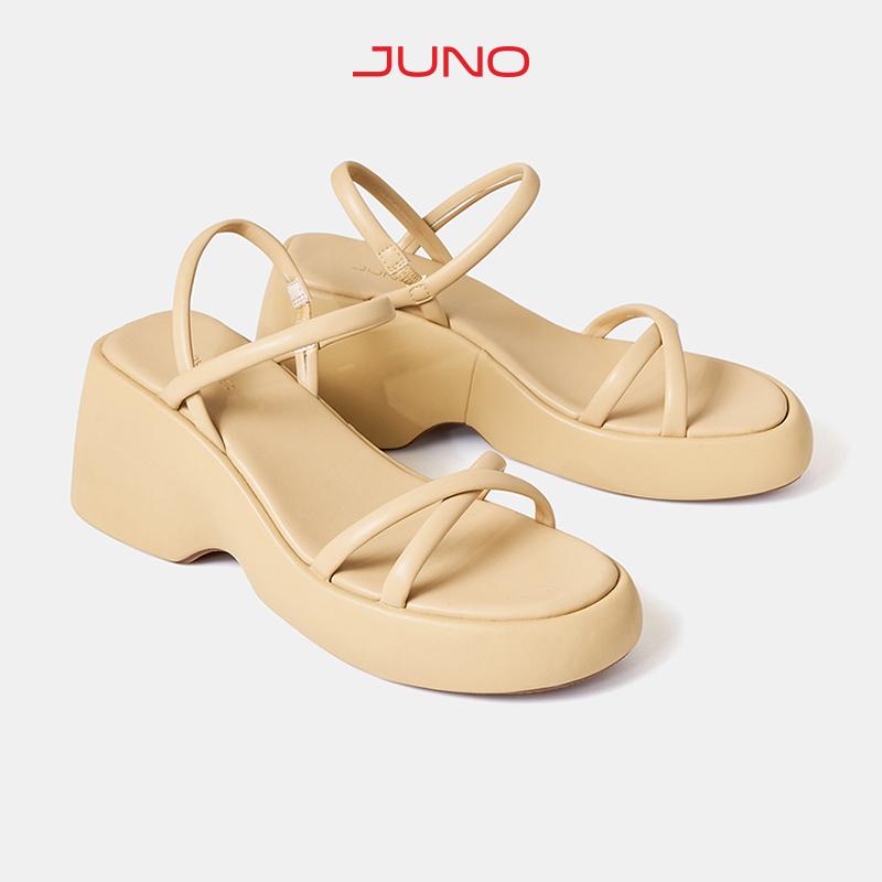 JUNO Giày Sandal Xuồng Quai Chéo - SD09118
