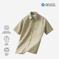 Gambar TENUE Kemeja Cotton Lengan Pendek - Green Plaid - Homebody - XS dari Tenue de Attire Kota Administrasi Jakarta Selatan 1 Tokopedia