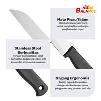 Gambar HomeBalance Pisau Dapur Serbaguna Stainless Steel 304 Tajam Food Grade Pisau Buah Sayur Daging 74 - 4 inch, Tanpa Bubble dari Home Balance Kab. Tangerang 2 Tokopedia