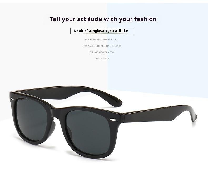 Product Introduction of Foldable Rice Nail Glasses Sunglasses Men's Driving Foldable Sunglasses UV Protection Driving Fishing Glasses FDA 14