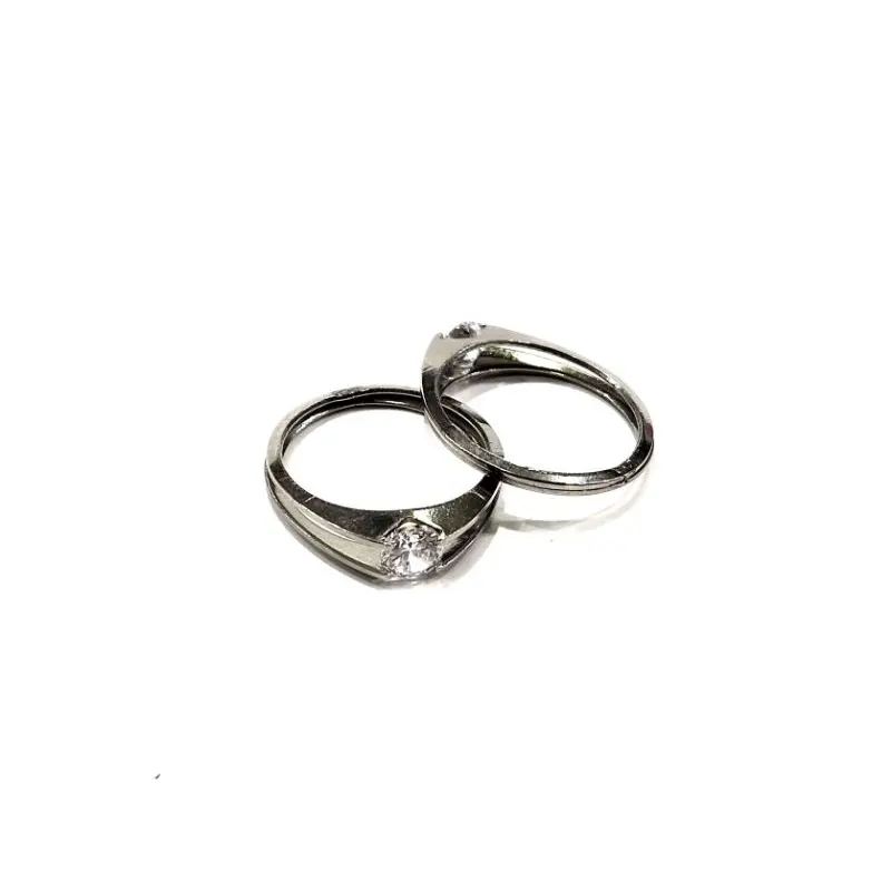 Cincin Titanium Wanita Motif Permata 1
