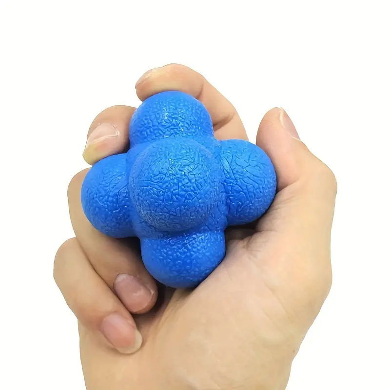 3pcs Hexagonal Speed Training Balls, Sensitivity Response Elastic Balls, Natural Rubber Agility and Reflex Training, Various Colors, Suitable for Adults, Suitable for Independence Day, New Year, Labor Day, Father's Day, Teacher's Day 4