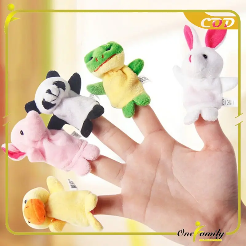 [COD] OFM M8 Boneka Jari Mainan Anak Bayi Mainan Edukasi Boneeka Tangan Karakter Beraneka warna 6