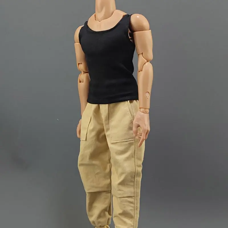 Quần áo đi bộ đường dài cho nam giới, Mutistyles, dành cho búp bê hành động 12 inch, Đồ thể thao, Phụ kiện hình người lính, Áo phông quân sự Thường Ngày Quần áo thu nhỏ 1 / 6 3