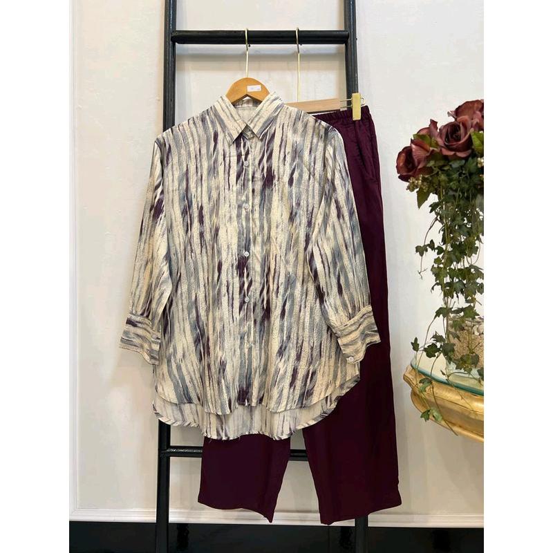 Oneset rayon phiscos Lengan panjang 1