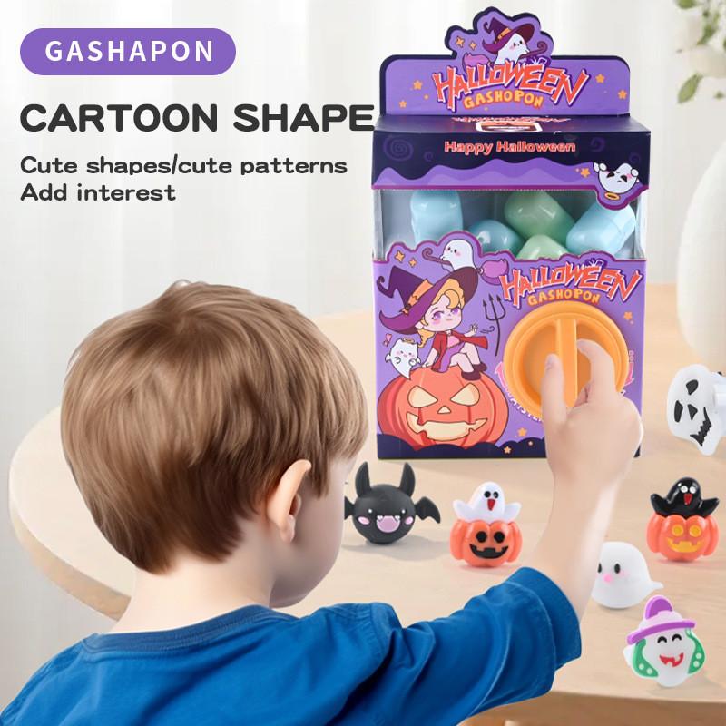 Gashapon ของเล่น, Sanrio, Kuromi, Melody, เครื่องจ่ายรางวัลคริสต์มาส, ไข่บิด, เครื่องเล่นเกมตลก, ตุ๊กตา, กล่องตาบอด, เหมาะสำหรับของขวัญเด็ก, ธีมฮาโลวีน 3