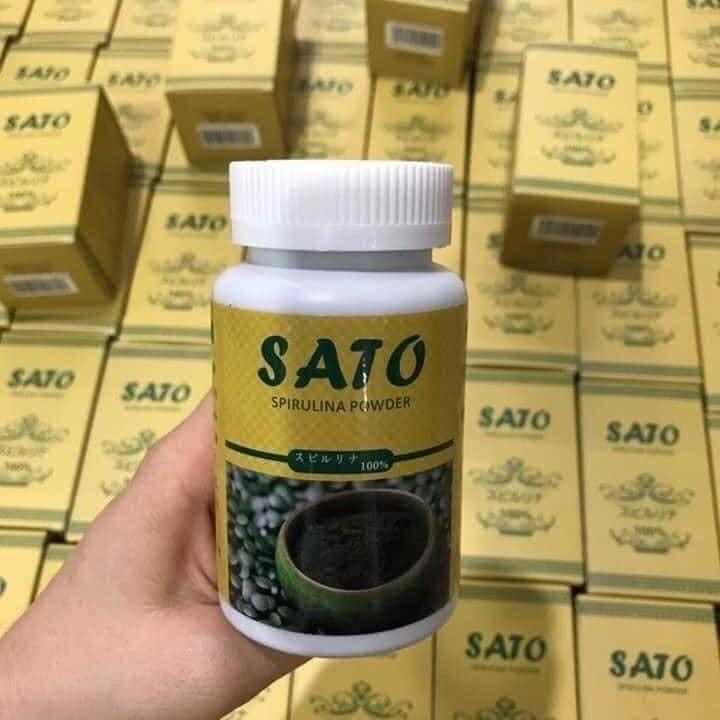  Tảo bột Sato - Mặt nạ Cấy tảo xoắn dưỡng da 