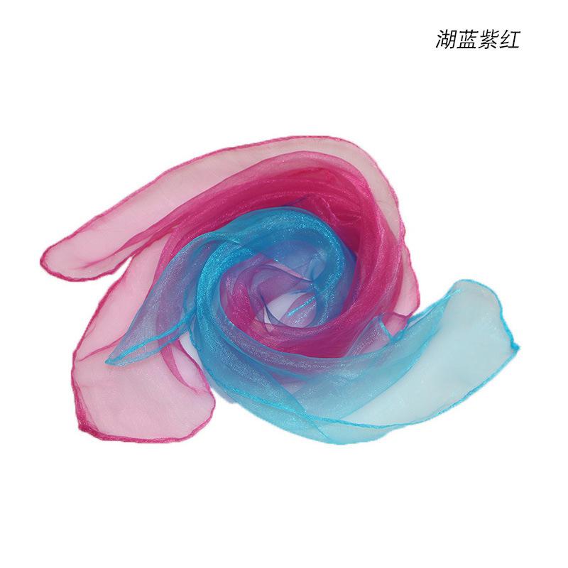 Product Introduction of Khăn Quàng quàng cổ Gradient Trơn Quà Tặng đầy màu sắc, Khăn Quàng quàng cổ vuông Nhỏ Thích hợp Biểu Diễn Khiêu Vũ, Biểu Diễn Mẫu Giáo, Khăn Quàng quàng cổ 13
