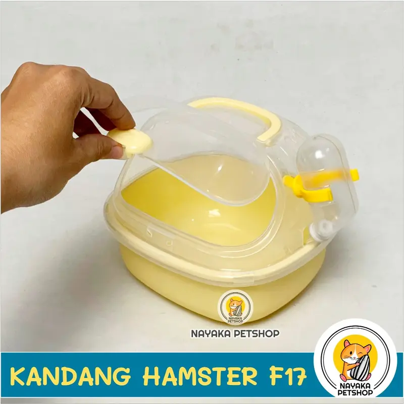F17 Kandang Hamster Portable Travel Cage Sugar Glider Rumah Mini Tupai Hewan Sarang Box 3