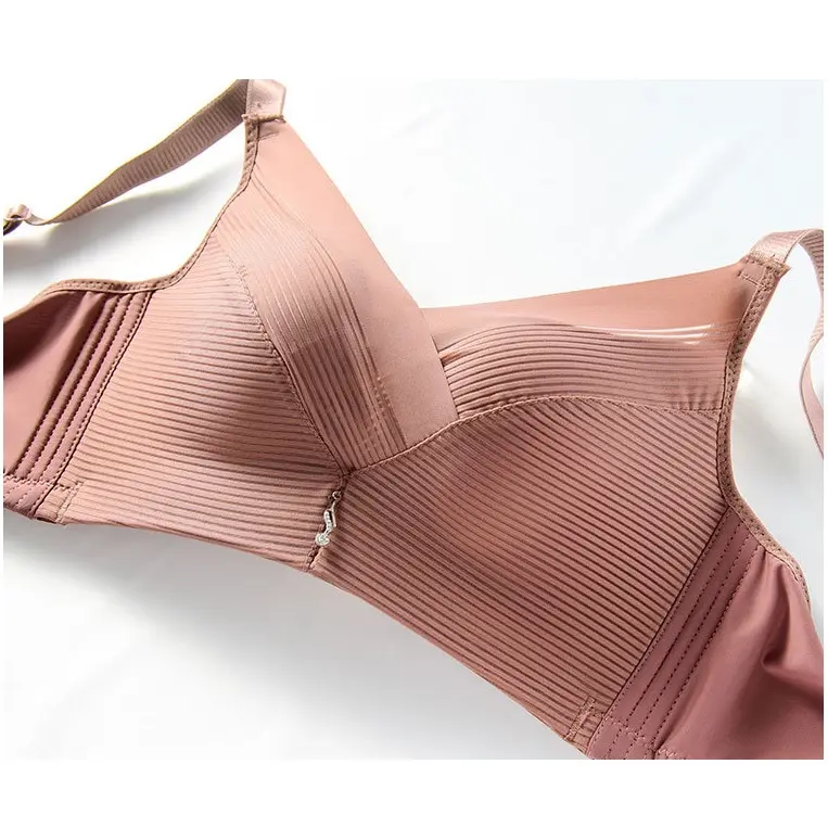 Bra Wanita Push up BH Tanpa kawat Pakaian Dalam Lace Premium Cantik Polos Seamless Busa Lembut Nyaman Tipis 2