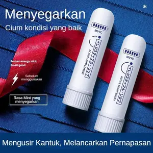 [50% Diskon Hari Ini] Baru Upgrade Refreshing Energy Bar Mengemudi Untuk Kerja Mengantuk Mengantuk Otak Wake Stick Siswa Mengantuk Di Kelas Bangun Mengantuk Wake Stick Mencegah Mengantuk Hidung Murni Botanical Mint Extraction Hidung Hisap Stick-10