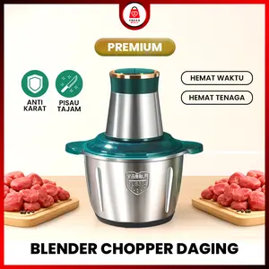 Blender Chopper Penggiling Daging Sayur Kapasitas 2L