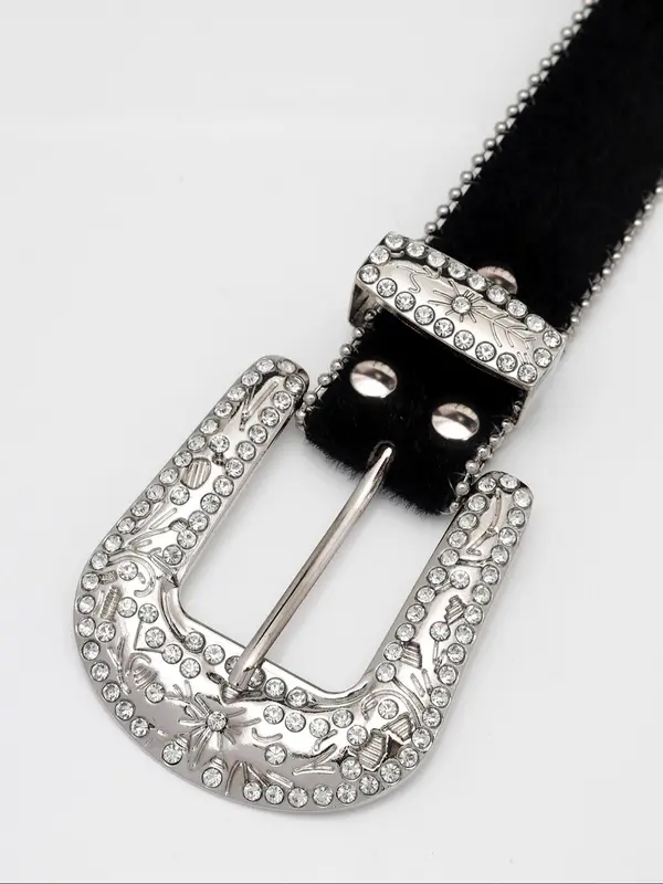 Easter Y2k Rhinestone Decor Belt, Wide Waistband for Party, Designer Belts, Country Rivet Full Rhinestone Men & Women Accessories for Daily Clothing Decor, Belts for Women 2