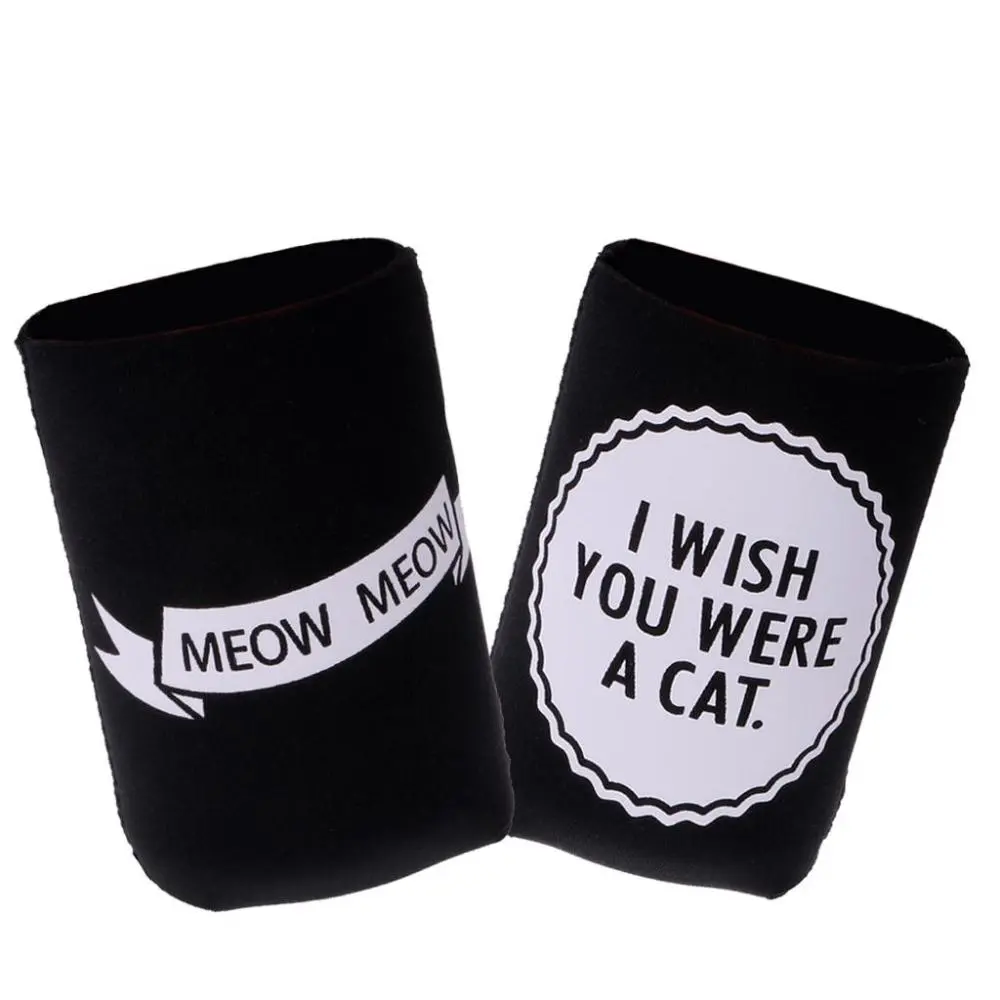 Set of 2pcs Stubby Beer Can Sleeve Chilling Holder