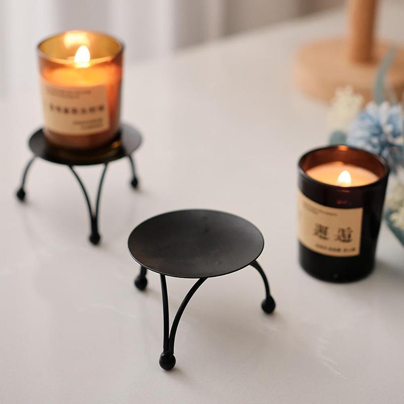 Product Introduction of Candle Holder without Candle, 1 Count Exquisite Modern Candle Holder, Decorative Ornament for Home Living Room Bedroom, Home Decor 2