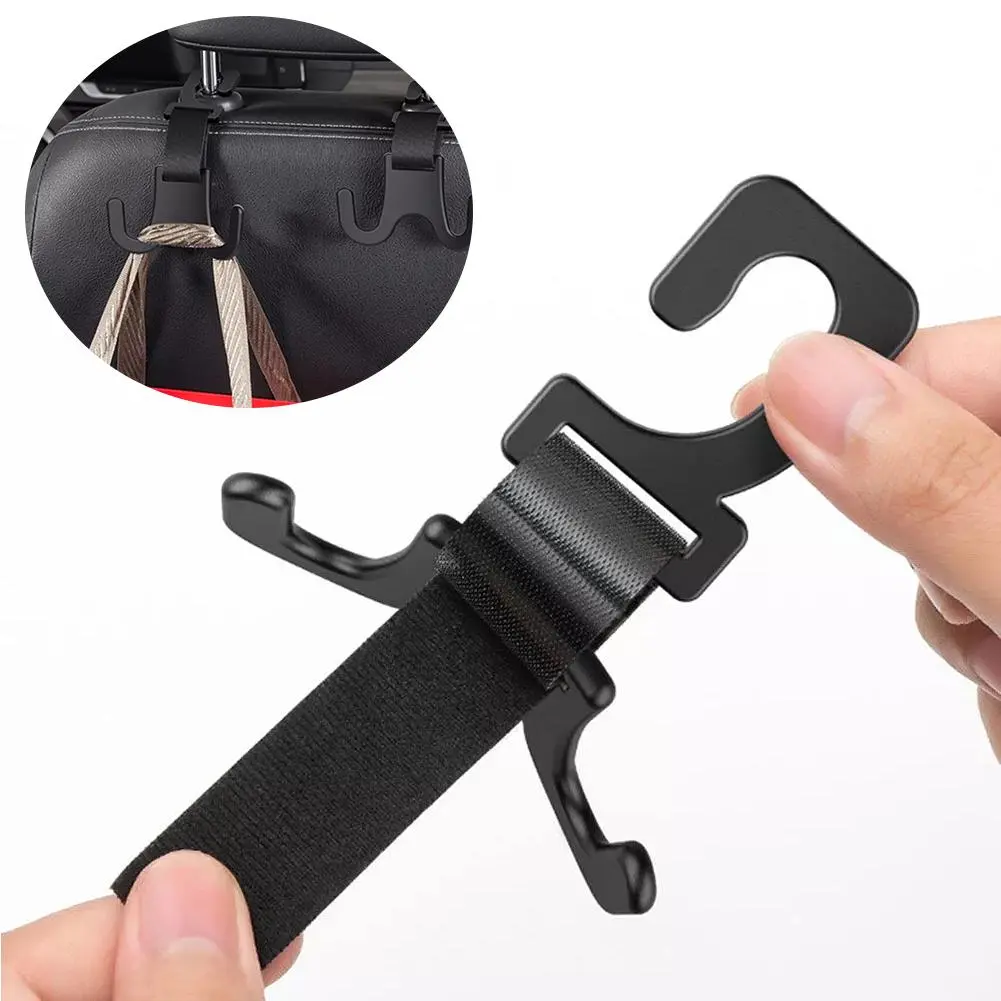 1pcs ABS Car Purse Hook Car Hidden Seat Back Hook Car Rear Seat Hook For Groceries, Handbags, U2Q4
