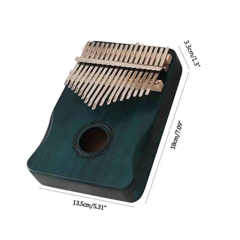 Đàn Piano Ngón Tay Cái Mbira Châu Phi, Nhạc Cụ Piano Màu Trơn Cho Trẻ Em, Nam Và Nữ, Đồ Chơi Âm Nhạc Giáo Dục Cho Trẻ Em, Có Hướng Dẫn 2