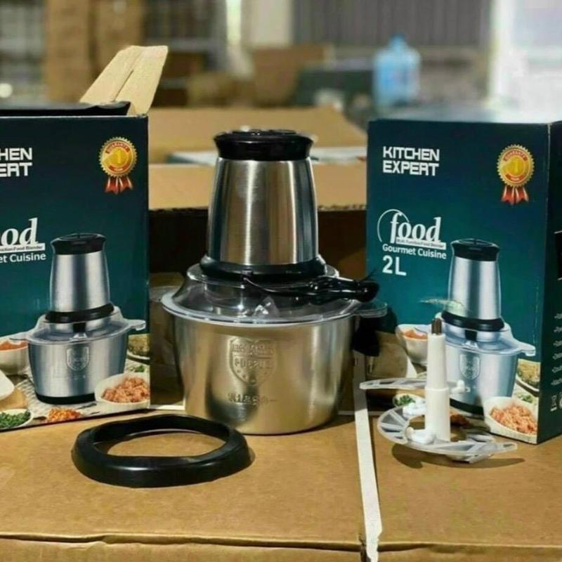 Máy xay thịt, máy xay đa năng, công suất 250W, cối inox304, 4 lưỡi dao sắc bén