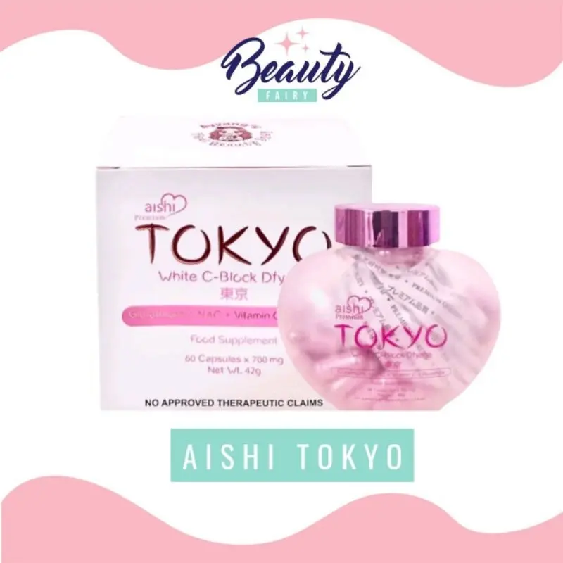 Aishi Tokyo glutathione white c-block dfyage 60 capsules